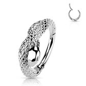 High Quality clicker snake ring 1.2x8mm