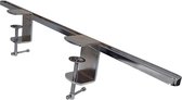 Totally Tiffany - Hang & Hold Bar - Hangrail, te bevestigen aan tafel of bureau - voor bakjes-mandjes van Totally Tiffany - bijv tool- of fleshouder  rond - toolzak vierkant  - voorraadbak
