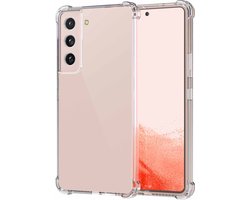 Hoesje geschikt voor Samsung Galaxy S22 hoes siliconen - backcover - optimale bescherming - Transparant