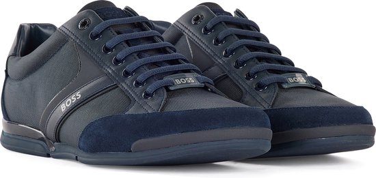 Baskets pour hommes Hugo Boss Saturn Low - Blauw - Taille 44