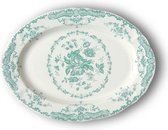 Bitossi Home Rose Schaal - Turquoise - Aardewerk - 30,5 cm x 22,5 cm