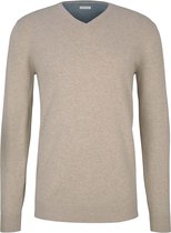 TOM TAILOR basic v-neck sweater Heren Vest - Maat XXL