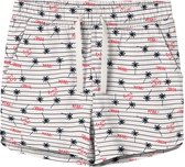 Name it short meisjes - wit - palm - NKFvigga - maat 152