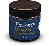 The Dunes pure natural skincare Dagcrème gemengde huid met zuivere etherische oliën van lavendel, wierook en patchouli met natuurlijke alpha-bisabolol als anti-acné ingrediënt en e