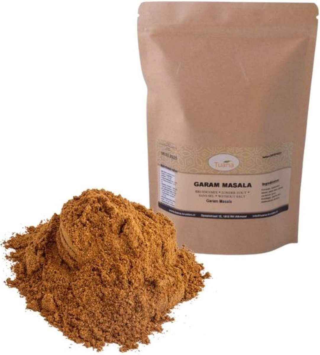 Goedkoopste Tuana Kruiden - Garam Masala - Zak 1000 Gram - Kruiden Zonder Zout - KZ0077