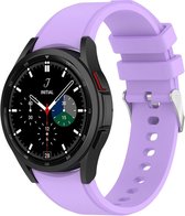 Strap-it Samsung Galaxy Watch 4 Classic 46mm siliconen bandje - lila