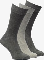 3 paar heren sokken - Grijs - Maat 39