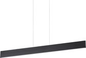 Ideal Lux Desk - Hanglamp Modern - Zwart - H:120cm   - Universeel - Voor Binnen - Metaal - Hanglampen -  Woonkamer -  Slaapkamer - Eetkamer