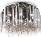 Ideal Lux Compo - Plafondlamp Modern - Zwart  - H:35cm - E27 - Voor Binnen - Metaal - Plafondlampen - Slaapkamer - Kinderkamer - Woonkamer - Plafonnieres