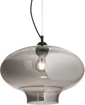 Ideal Lux Bistro' - Hanglamp Modern - Zwart - H:244.5cm   - E27 - Voor Binnen - Metaal - Hanglampen -  Woonkamer -  Slaapkamer - Eetkamer
