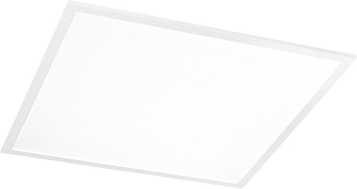 Ideal Lux LED panel - Plafondlamp Modern - Wit - H:28cm - Universeel - Voor Binnen - Aluminium - Plafondlampen - Slaapkamer - Kinderkamer - Woonkamer - Plafonnieres