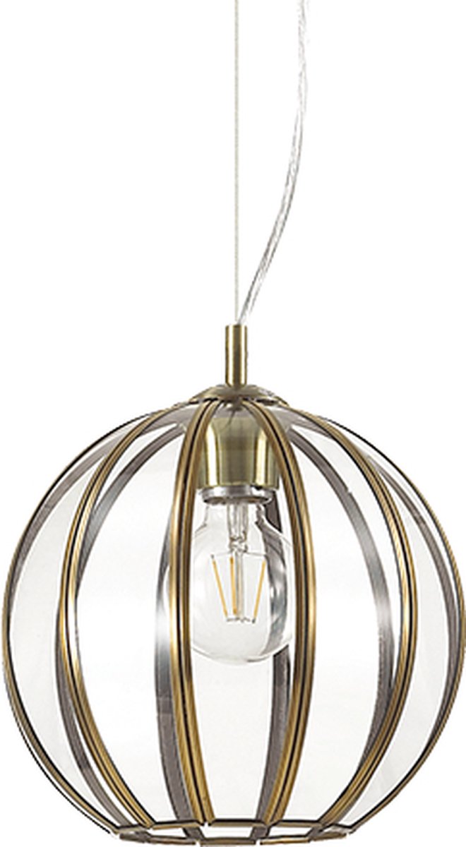 Ideal Lux - Rondo - Hanglamp - Metaal - E27 - Zwart - Voor binnen - Lampen - Woonkamer - Eetkamer - Keuken