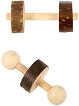 Knaagdierspeelgoed - Duvo -  Wooden Rodents Toy Workout Set - 123 gram