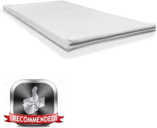 MAXIME MAISON - Matras topper voor matras 135 x 200 cm in Traagschuim, matras topper hoogte 5 cm, Made in Italy - Van Het Hart Van Italië Naar Je Bed