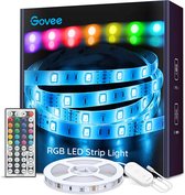 Govee led strip 5m, RGB led strip, kleur veranderende ledstrip met IR afstandsbediening, voor verlichting van huis, feest, keuken [Energieklasse A]