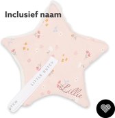 Little Dutch Speendoekje - Flowers & Butterflies - Roze - Inclusief Naam