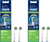 ORAL-B - Opzetborstels - CROSS ACTION - Elektrische tandenborstel borsteltjes - 4 PACK met grote korting