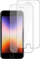 Screenprotector geschikt voor iPhone SE 2022 / iPhone SE 2020 – Screen Protector Tempered Glass - 2 Stuks