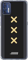 6F hoesje - geschikt voor Motorola Moto G9 Plus -  Transparant TPU Case - Ajax Europees Uitshirt 2020-2021 #ffffff