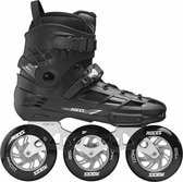 inlineskates Ego polypropyleen 85A zwart/zilver maat 39