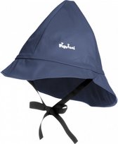 regenhoed met katoenvoering junior navy 51 cm