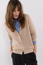 Loop.a Life | COTTON FINE CARDIGAN BUTTON | Sand