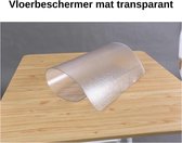 120x90 cm Vloerprotector Mat Transparant - Vloerbeschermer - Bureaustoel Mat - Antikras Mat - Bureauwiel Mat - Vloermat Beschermend