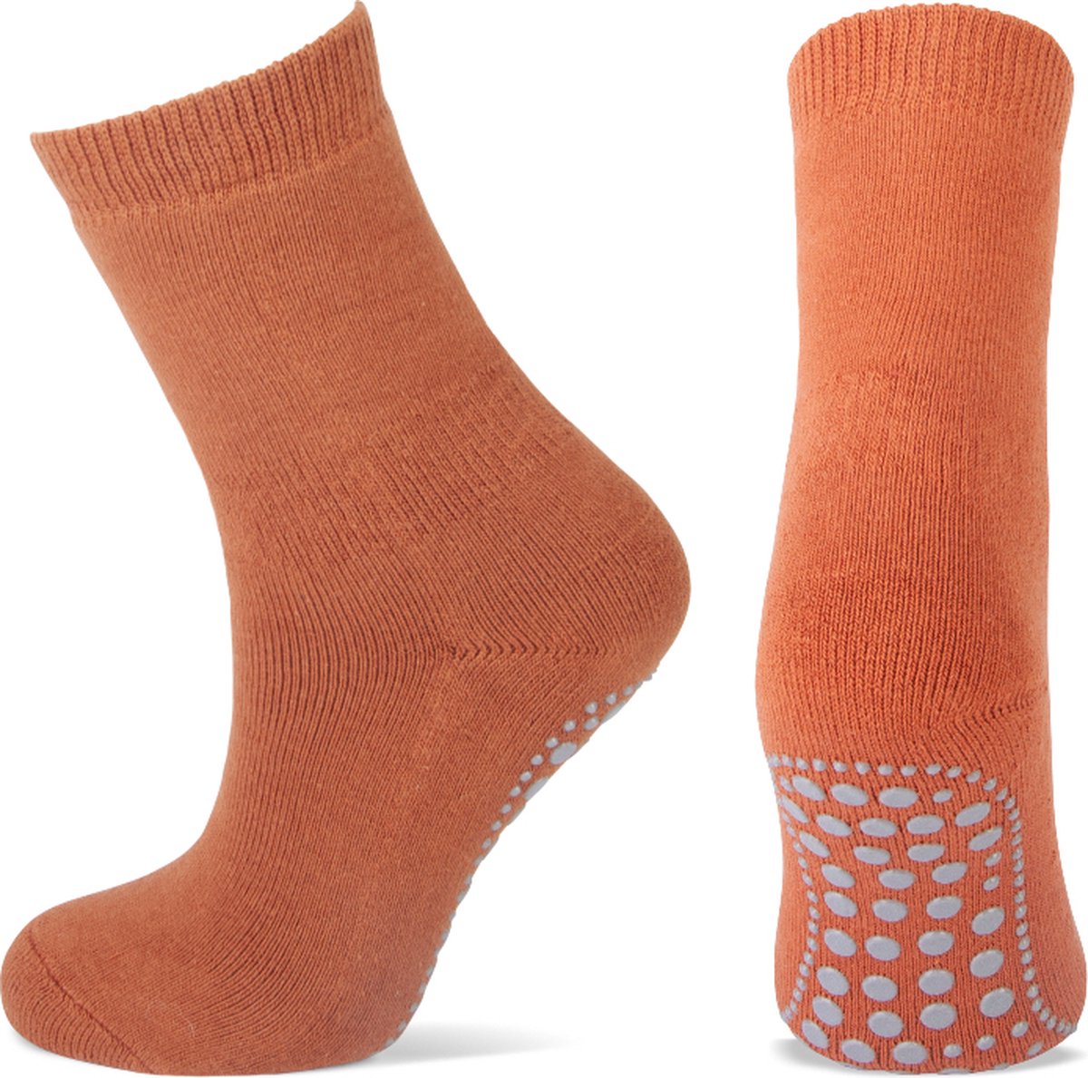 Basset Antislip Sokken Caramel 19-22