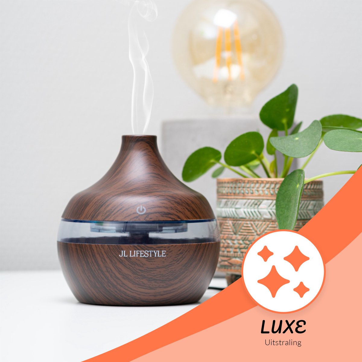 JL Lifestyle® Aroma Diffuser luchtbevochtiger met LED verlichting ...