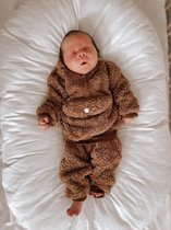 Teddy Two-Piece Brown 18-24 romper set - baby born clothes - baby born - rompers baby - Bébé romper - Bébé clothes - rompers - romper long sleeve - baby clothes boys - baby clothes girl - baby product for you- baby suit - Kinder Vêtements