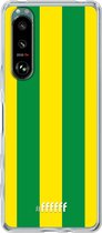 6F hoesje - geschikt voor Sony Xperia 5 III -  Transparant TPU Case - ADO Den Haag #ffffff