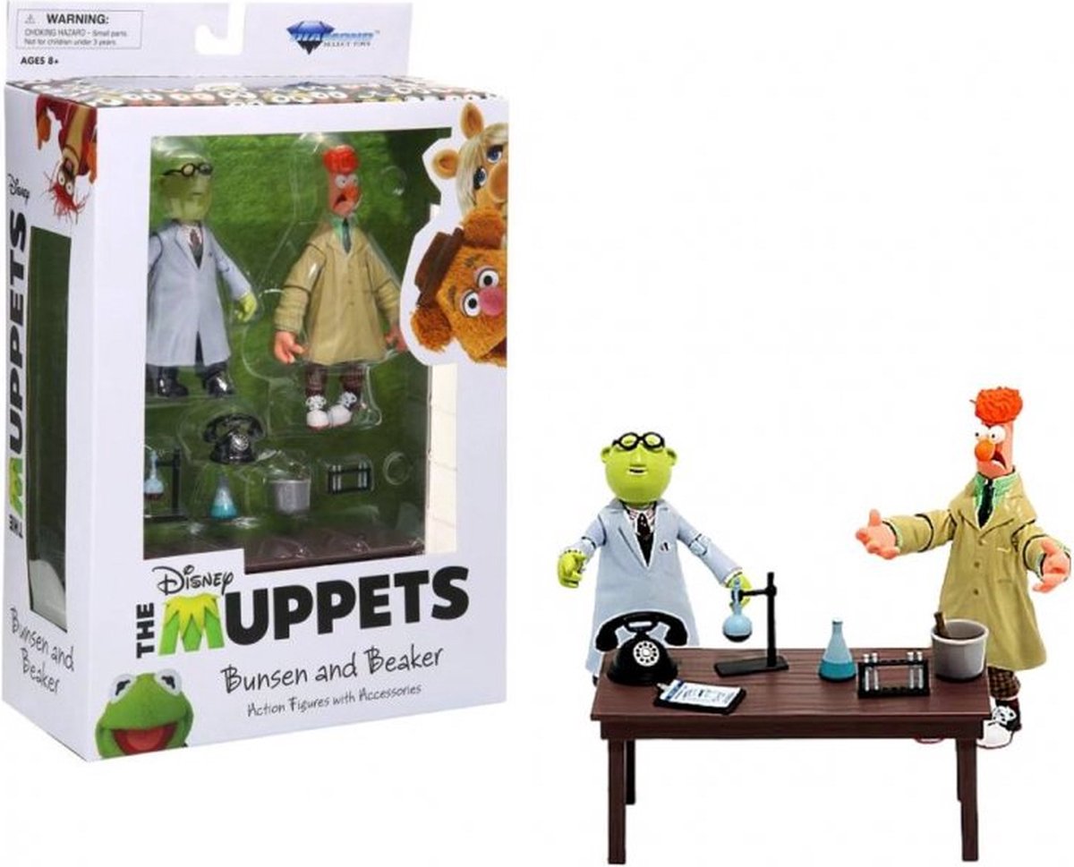 Muppets Bunson and Beaker Action Figure TwoPack