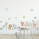 Muursticker jungle dieren / beesten kinderkamer | wanddecoratie | Muurdecoratie | Slaapkamer | babykamer | Jongen | Meisje Stickerkamer®