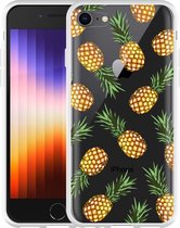 iPhone SE 2022 Hoesje Ananas - Designed by Cazy