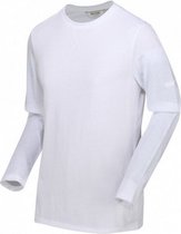 longsleeve Karter II heren polykatoen wit mt XXL