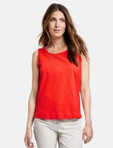 GERRY WEBER Dames Top met opengewerkt borduursel