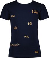Nono T-shirt meisje navy blazer maat 122/128