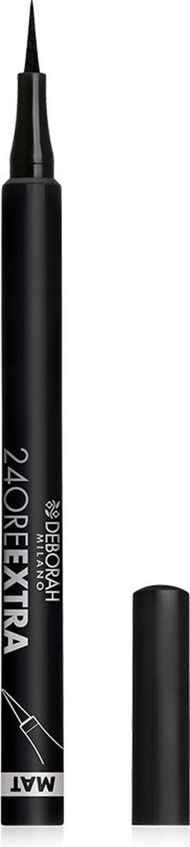 Deborah Milano 24ore Extra eyeliner 1,5 g Vloeistof Black mat