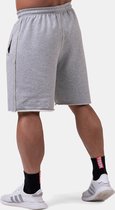 Nebbia 178- Fitness Shorts Labels Licht Grijs L
