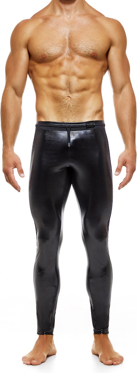 Modus Vivendi - Latex Meggings Zwart - Maat XL - Heren Legging - Sportlegging mannen