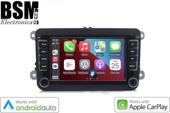 Auto Radio 510RNS Android Volkswagen Polo Golf / Seat /Skoda Bluetooth  Navigatie maps... | bol.com