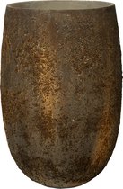 Pottery Pots Plantenpot-Plantenbak Bruin-Grijs D 50 cm H 75 cm