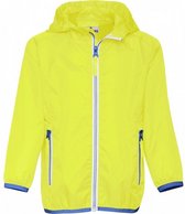 regenjas opvouwbaar neon-geel junior maat 98