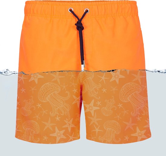 Ramatuelle Magic Print Zwembroek orange L