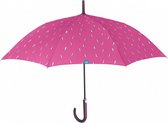 paraplu Time A-Z dames 102 cm microfiber roze