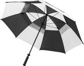 golfparaplu Longridge Dual Canopy 152 cm zwart/wit