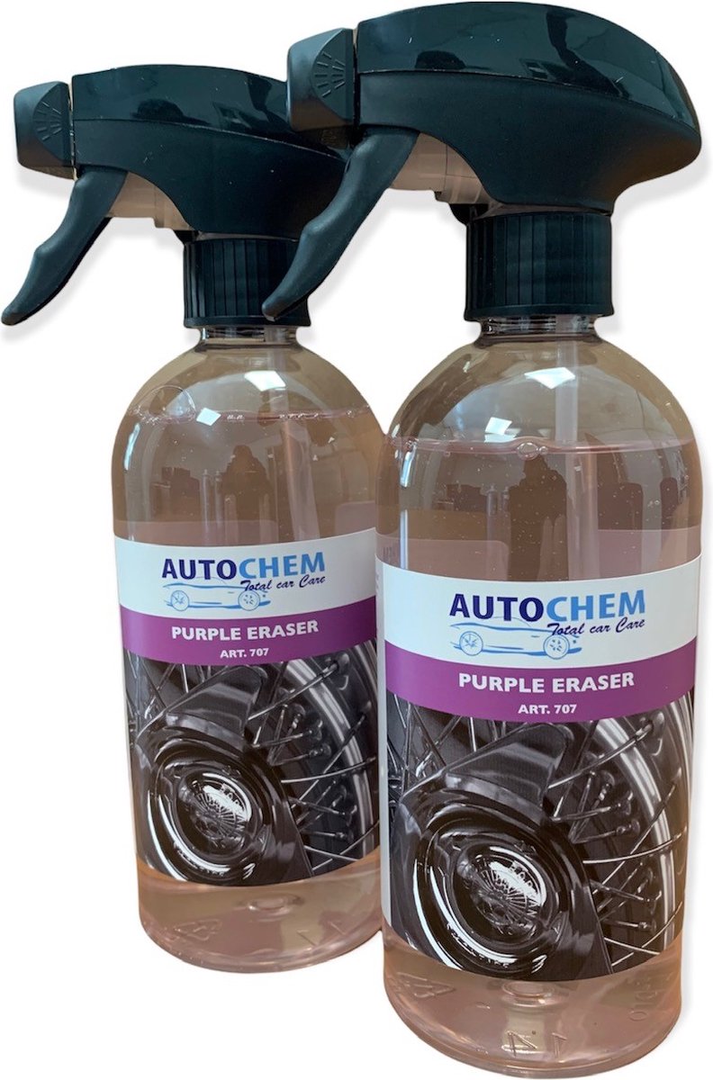 Autochem Purple Eraser Velgenreiniger - 500 ml. - Met Kleurindicator!