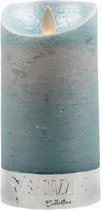 led-kaars 15 cm wax blauw