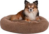 Honden-/kattenkussen wasbaar 50x50x12 cm pluche bruin