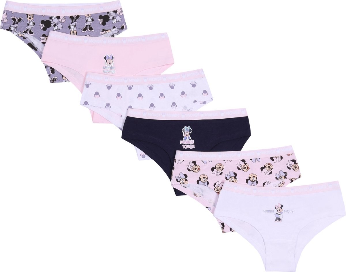 6x slips voor meisjes - Minnie Mouse DISNEY / 140